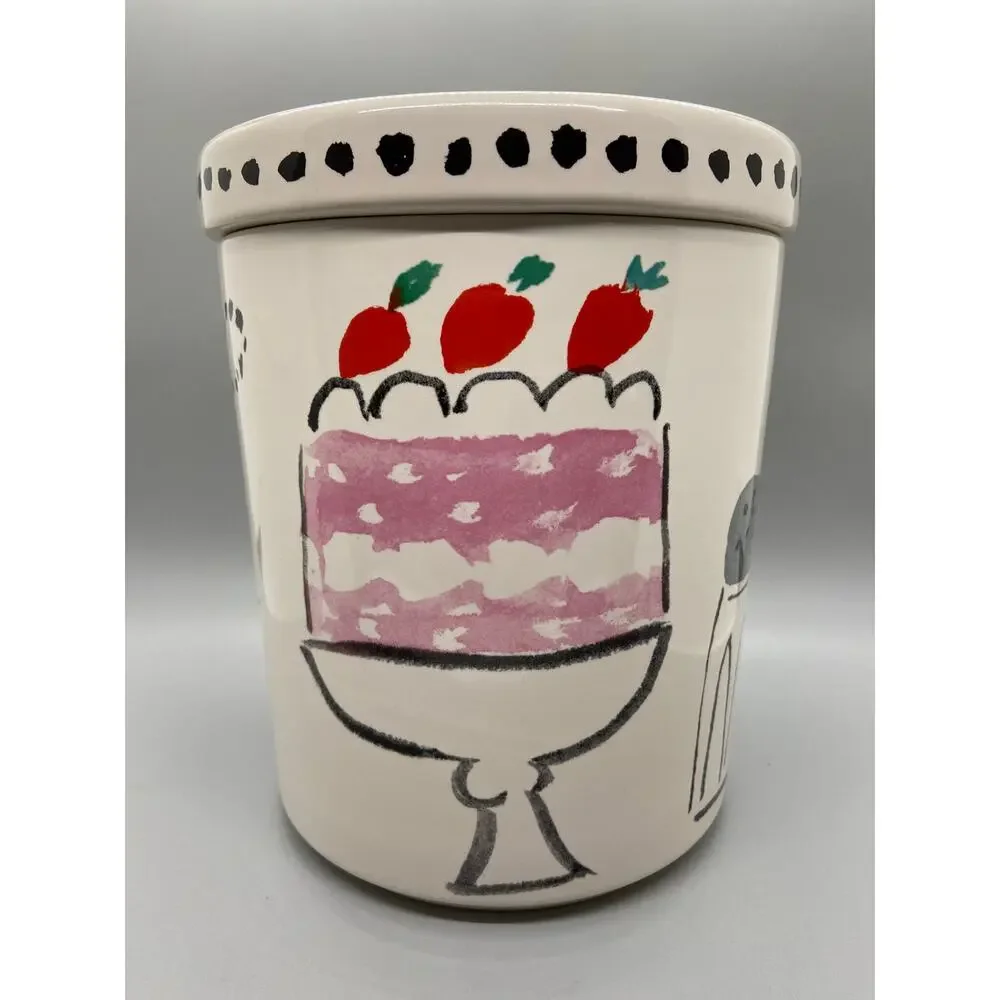 Retired Kate Spade New York Lenox Ceramic All in Good Taste Canister